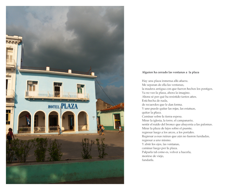 Alguien ha cerrado las ventanas a  la plaza